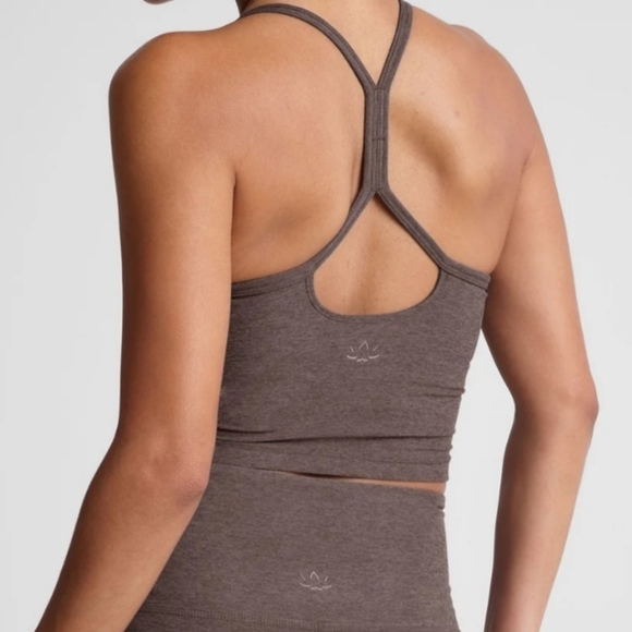 Spacedye Slim Racerback Cropped Tank TOP - Picture 2 of 6